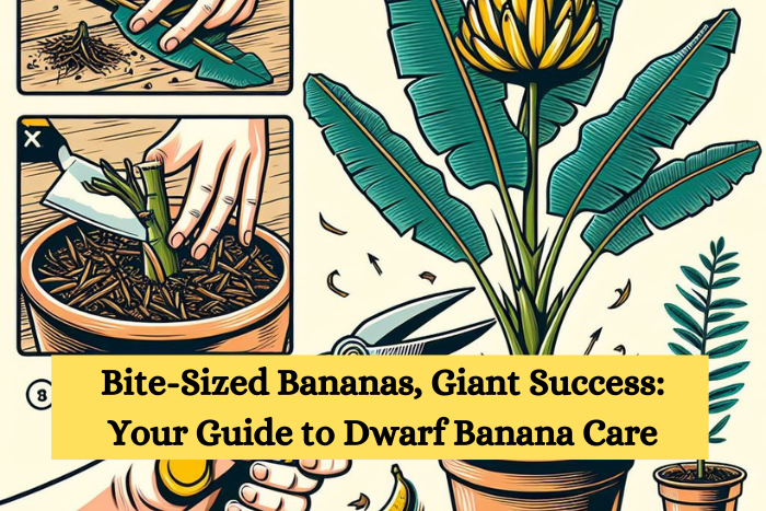 Cultivating a dwarf banana plant